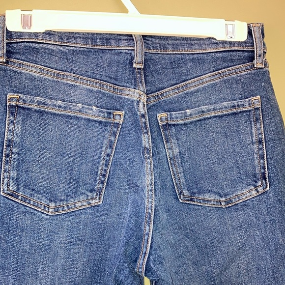 Old Navy Blue Straight Leg Denim with Distressed Details - Picture 7 of 13